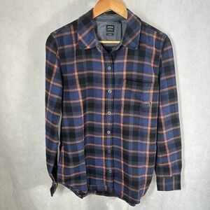 prAna Golden Canyon Flannel Long Sleeve Top Rich Sapphire